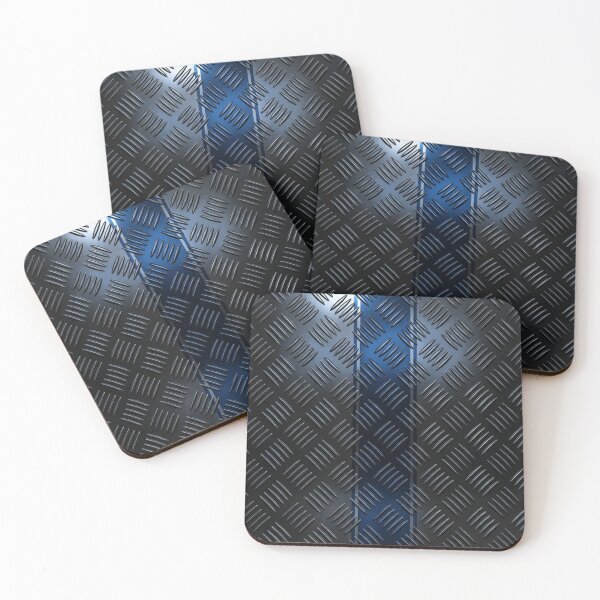 Item preview, Forged Tread: 4-Way Industrial Steel PHONE CASE (NAVY RACING)  designed and sold by CleverCulture.