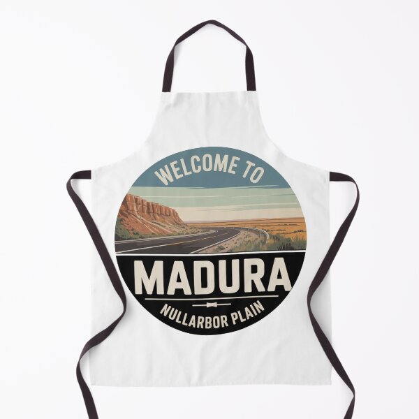Item preview, Welcome to Madura — Nullarbor Roadhouse Vintage Travel Sticker designed and sold by Random Designs.