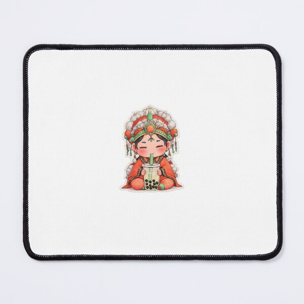 Item preview, Mazu drinking boba withoutbackground designed and sold by RewDrRew.