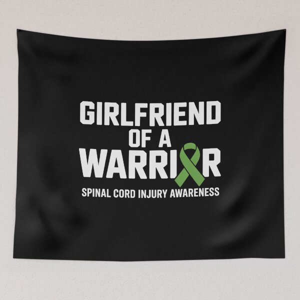 Item preview, Girlfriend of a Warrior Spinal Cord Injury Awareness designed and sold by KonopikaaArt.