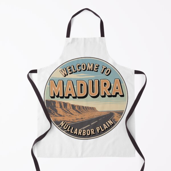 Item preview, Madura — Nullarbor Roadhouse Vintage Travel Sticker designed and sold by Random Designs.
