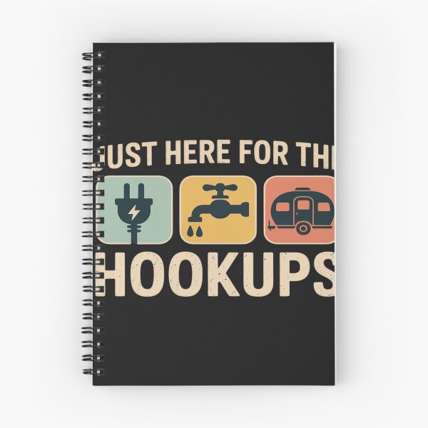 Item preview, funny I'm Just Here For The Hookups Camp RV Camper Camping designed and sold by Dolostope.