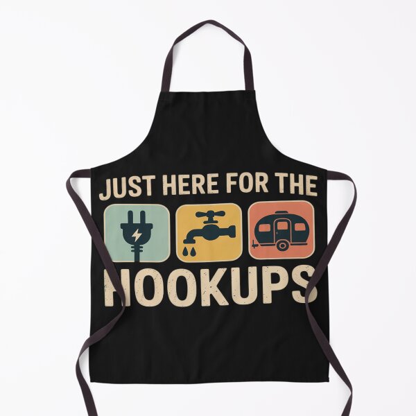 Item preview, funny I'm Just Here For The Hookups Camp RV Camper Camping designed and sold by Dolostope.