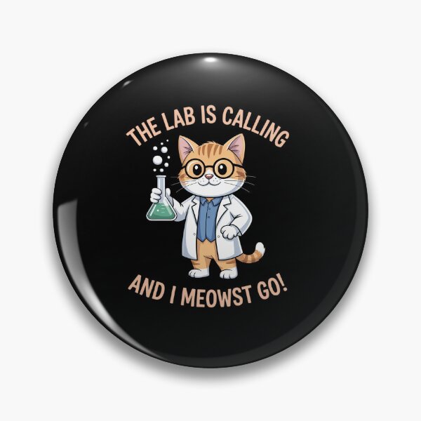 Item preview, Girls Lab Calling Science Funny Lab Cat Laboratory Chemistry designed and sold by KonopikaaArt.
