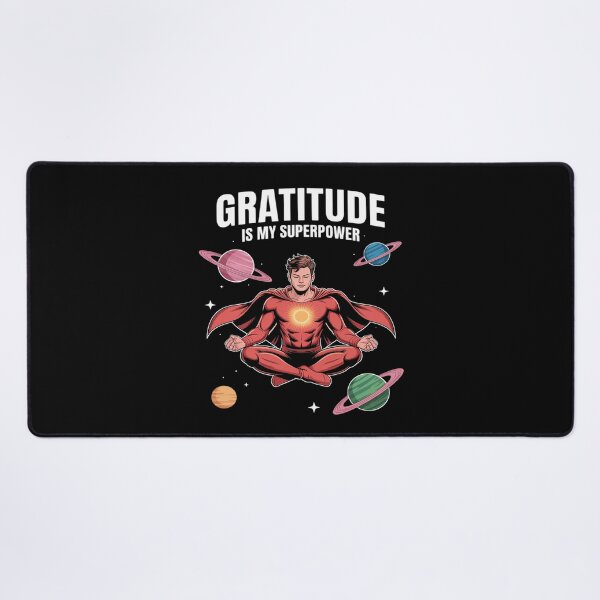 Item preview, Gratitude Superpower Mindful Hero Inspiration designed and sold by Libbysharts.