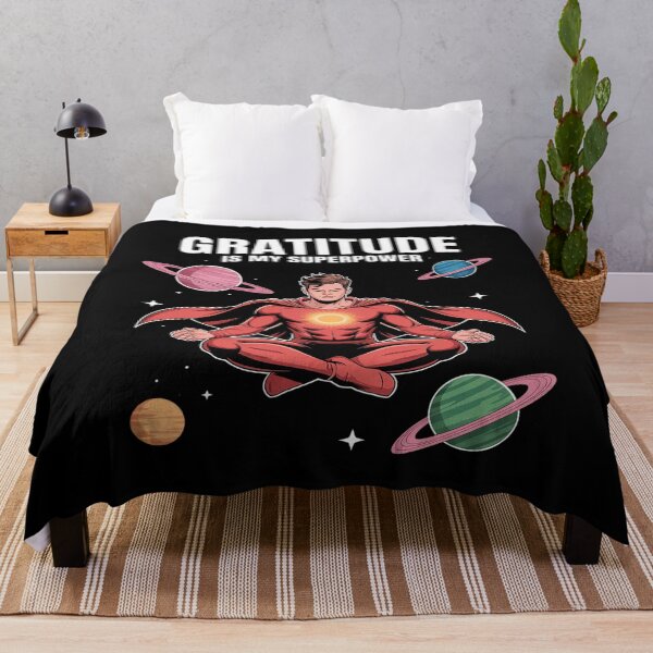 Item preview, Gratitude Superpower Mindful Hero Inspiration designed and sold by Libbysharts.