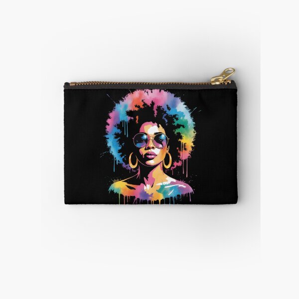 Item preview, Womens Black Queen Afro Melanin Paint Dripping Juneteenth designed and sold by KristieRamsey.