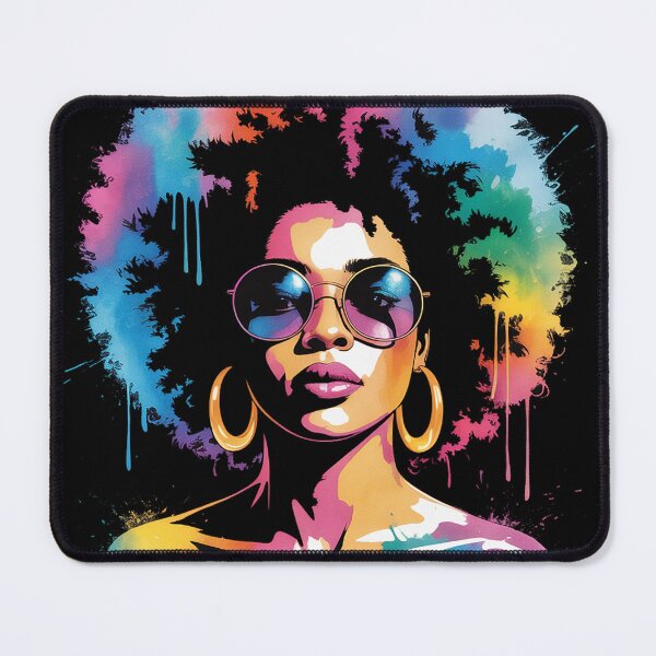 Item preview, Womens Black Queen Afro Melanin Paint Dripping Juneteenth designed and sold by KristieRamsey.