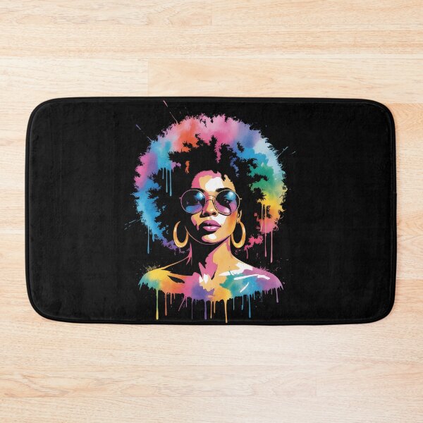 Item preview, Womens Black Queen Afro Melanin Paint Dripping Juneteenth designed and sold by KristieRamsey.