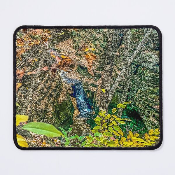 Item preview, Pewits Nest in Autumn – Hidden Wisconsin Waterfall designed and sold by aadventures.