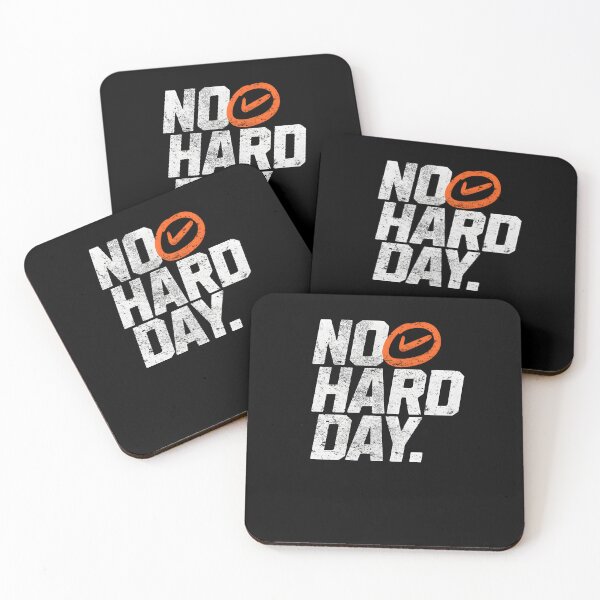 Item preview, No Hard Day – Positive Mindset & Daily Motivation Quote designed and sold by Axivra.