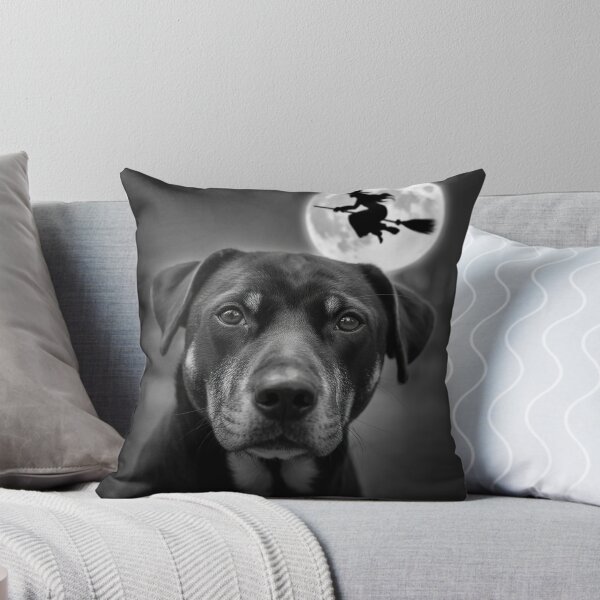 Item preview, Funny Rottweiler Selfie Full Moon Flying Witch Halloween Dog designed and sold by Dolostope.