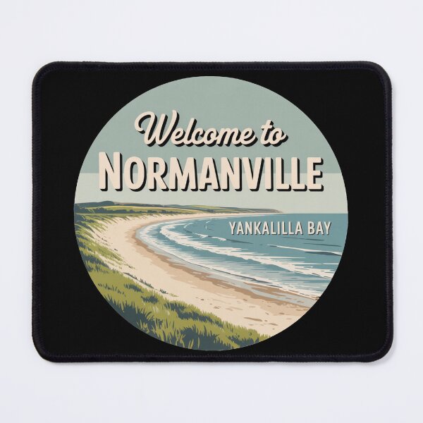 Item preview, Welcome to Normanville — Yankalilla Bay Vintage Travel Sticker designed and sold by Random Designs.