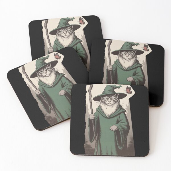 Item preview, Funny Weird Kitten Wizard Ghost Cat Meme Catdalf Halloween designed and sold by Dolostope.