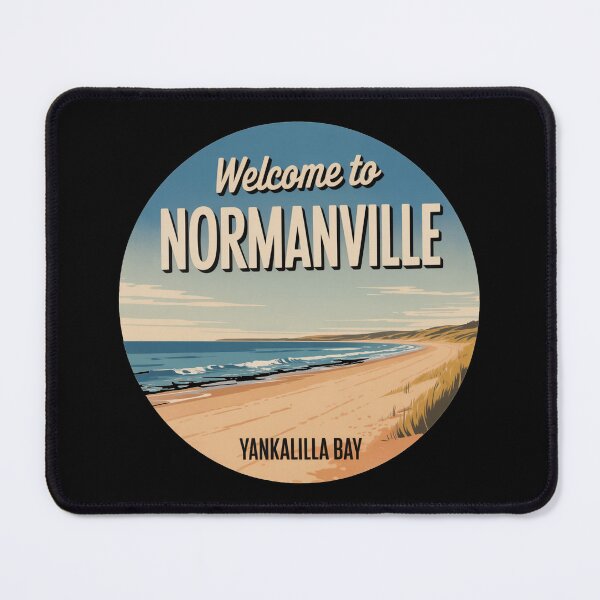 Item preview, Normanville — Yankalilla Bay Vintage Travel Sticker designed and sold by Random Designs.