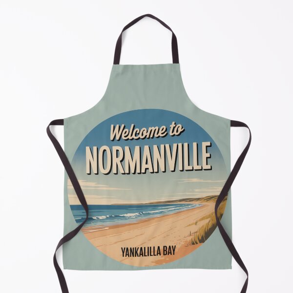 Item preview, Normanville — Yankalilla Bay Vintage Travel Sticker designed and sold by Random Designs.