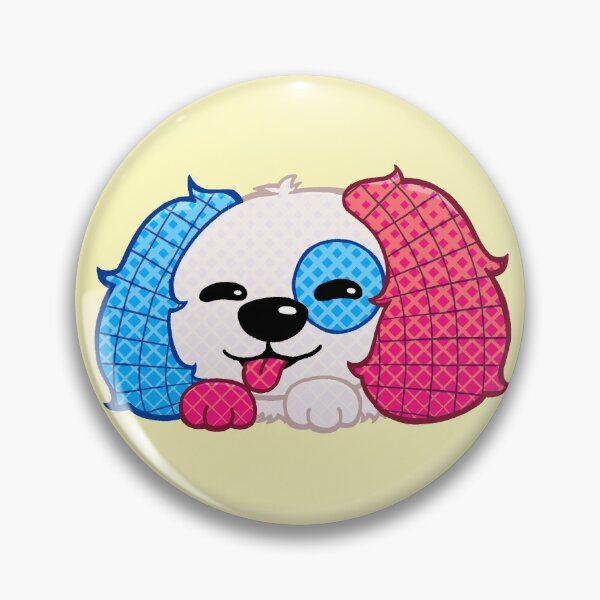Item preview, Red and Blue Puppy designed and sold by OddLikeLi.