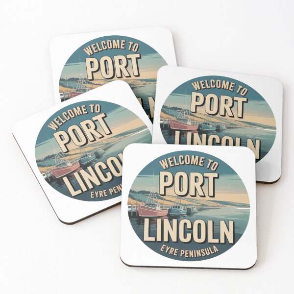 Item preview, Welcome to Port Lincoln — Eyre Peninsula Vintage Travel Sticker designed and sold by Random Designs.