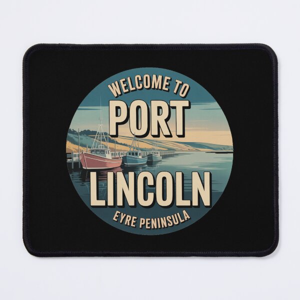 Item preview, Welcome to Port Lincoln — Eyre Peninsula Vintage Travel Sticker designed and sold by Random Designs.