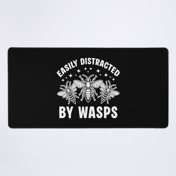 Item preview, Easily Distracted By Wasps - Funny Entomologist & Nature Lover Design designed and sold by Dmetalx Art Apparel.