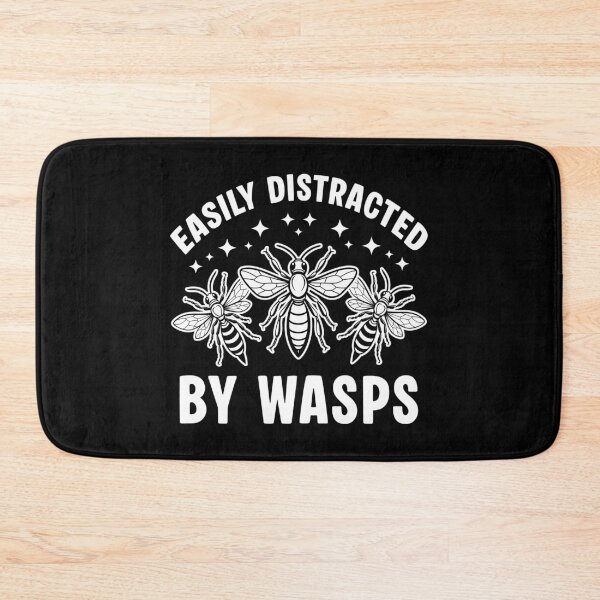 Item preview, Easily Distracted By Wasps - Funny Entomologist & Nature Lover Design designed and sold by Dmetalx Art Apparel.