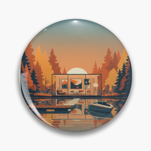 Item preview, Lakeside Glasshouse Siesta | The Autumn Retreat designed and sold by Fallen Ink.