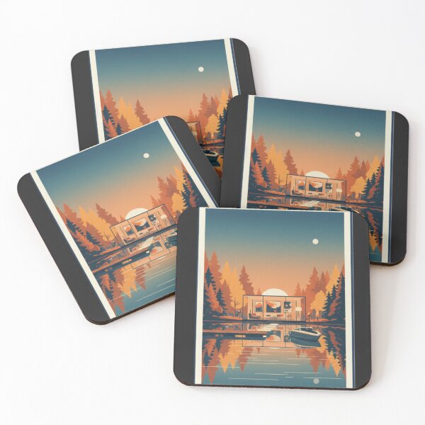 Item preview, Lakeside Glasshouse Siesta | The Autumn Retreat designed and sold by Fallen Ink.