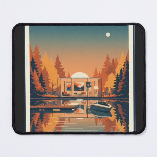 Item preview, Lakeside Glasshouse Siesta | The Autumn Retreat designed and sold by Fallen Ink.