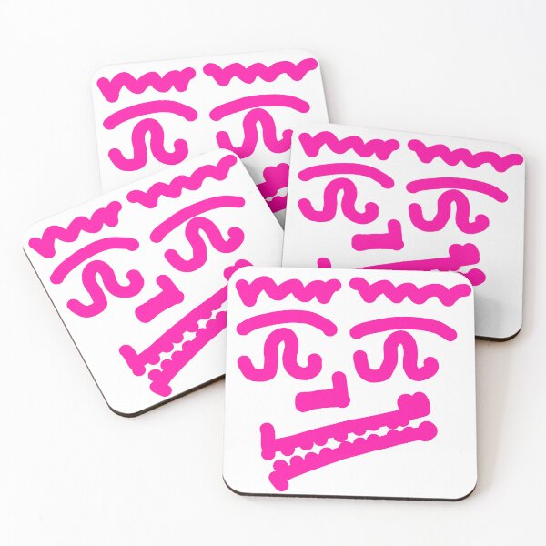 Item preview, Neon Pink Abstract Face designed and sold by felipemaldonadoart.