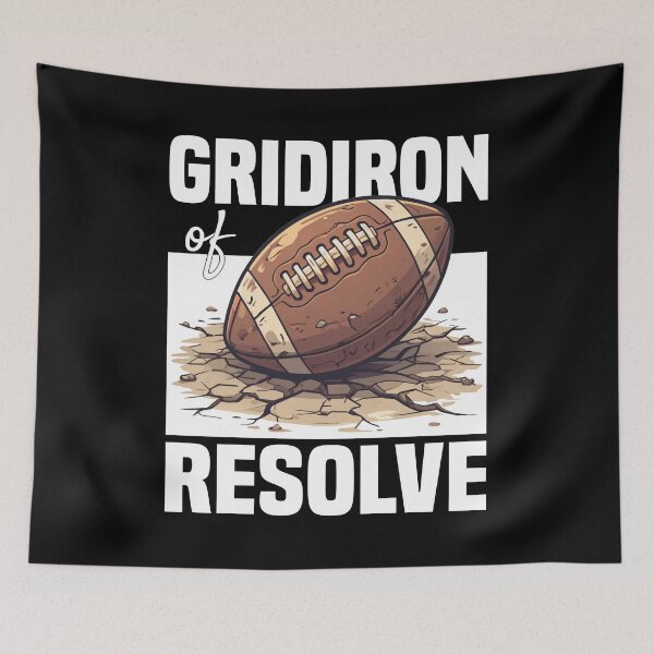Item preview, GRIDIRON OF RESOLVE - NEW ENGLAND FOOTBALL designed and sold by KEF Custom.