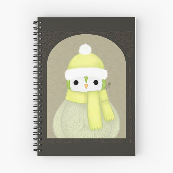 Item preview, Fabric Birds Winter | 2024 (Lime Version) designed and sold by digidoodles.