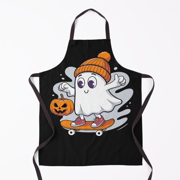 Item preview, Ghost Beanie Halloween Pumpkin Spooky Skatboard Premium designed and sold by trinfhri.
