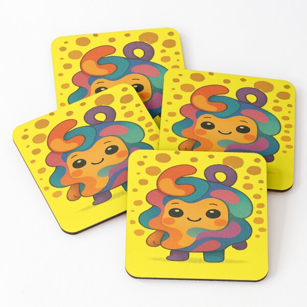 Item preview, Colorful Psychedelic Chibi Friend designed and sold by Ecosetereos.
