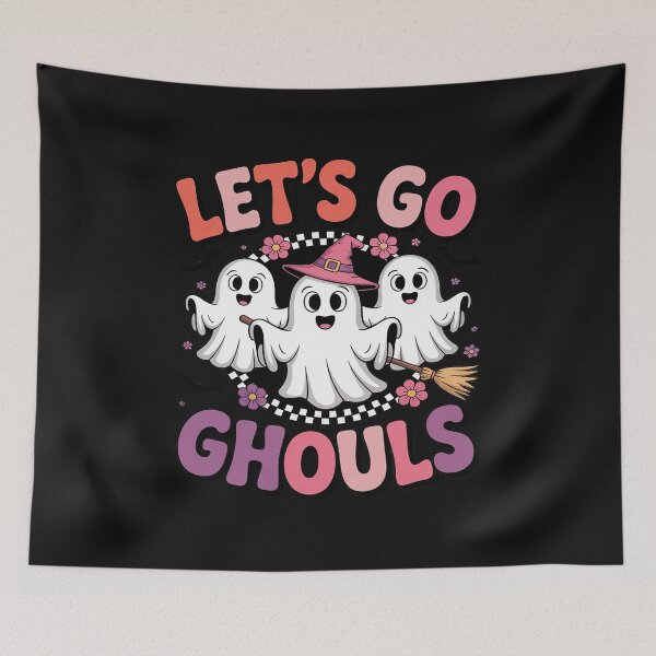 Item preview, Groovy Let's Go Ghouls Halloween Ghost Costume designed and sold by trinfhri.