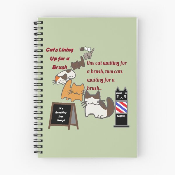 Item preview, BarBar Neko no Hi~~ge Jirushi – Brushing Day Cats (Color) designed and sold by nanaronnicoron.
