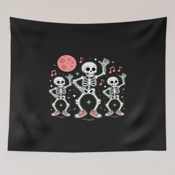Item preview, Halloween Dancing Skeletons Funny Halloween Spooky Skeleton designed and sold by trinfhri.