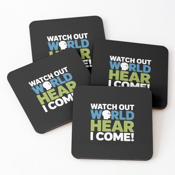 Item preview, Hear I Come For Cochlear Implant Awareness designed and sold by Catharsiscath.