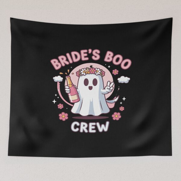 Item preview, Halloween Disco Ghost Bride's Boo Retro Crew Bachelorette 3 designed and sold by trinfhri.