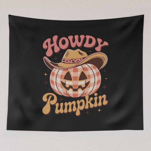 Item preview, Halloween Howdy Pumpkin Disco Cowgirl Hat Spooky Nashville designed and sold by trinfhri.
