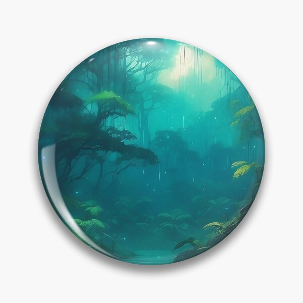 Item preview, Bioluminescent Forest – Neon Nature designed and sold by Glitchart66.