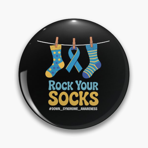 Item preview, Rock Your Socks Groovy World Down Syndrome Day designed and sold by Catharsiscath.