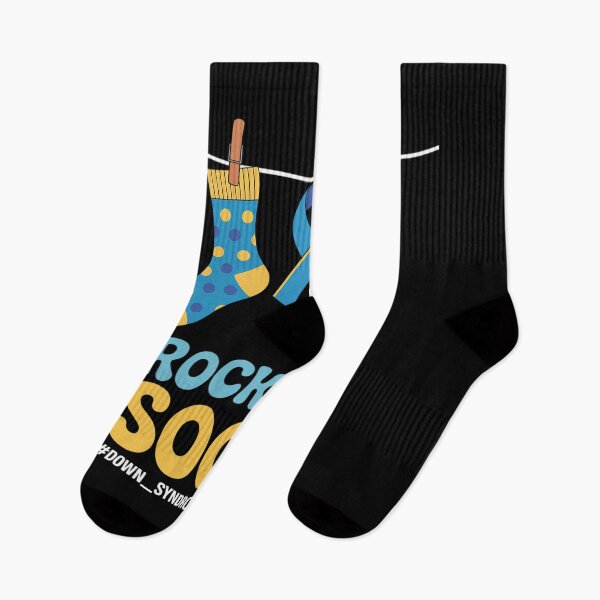Item preview, Rock Your Socks Groovy World Down Syndrome Day designed and sold by Catharsiscath.