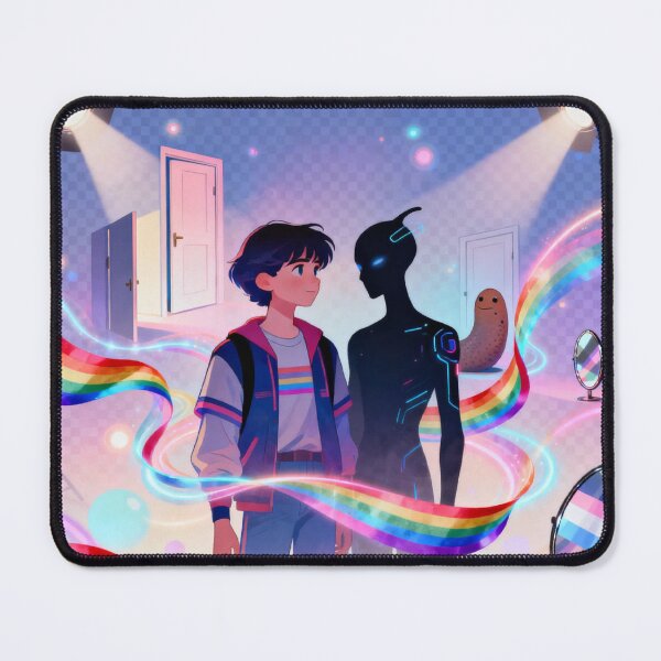 Artikelvorschau, "Studio Multiverse: Anime Pride Mirror" entworfen und verkauft von rainbowgremlin.