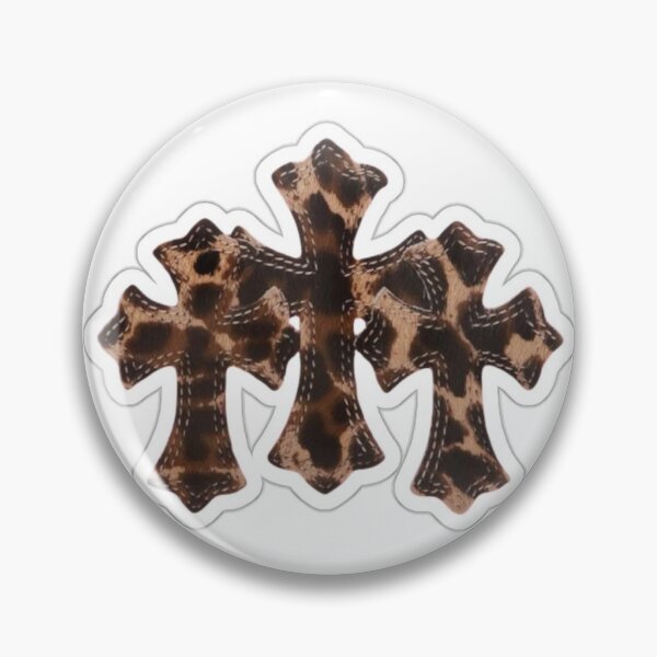 Item preview, Cheetah print cross designed and sold by mixtape333.