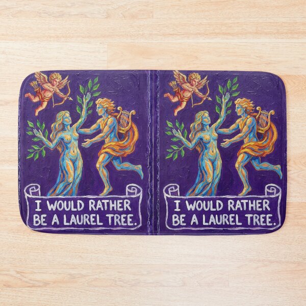 Item preview, "I would rather be a laurel tree." Apollo and Daphne anti Valentine's Day gift designed and sold by Filologica.