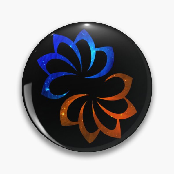 Item preview, Cosmic Fire and Ice Abstract Yin Yang Pattern designed and sold by Reminixi.