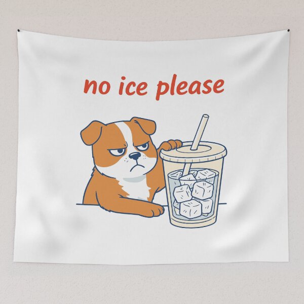 Item preview, No Ice Please Cute Dog Lover Anti-ICE designed and sold by gunaone-design.