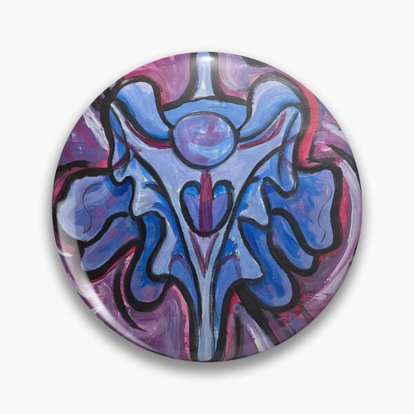 Item preview, Vertebrae Cubism Acrylic Painting designed and sold by Water.mel.on.
