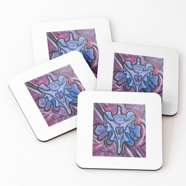 Item preview, Vertebrae Cubism Acrylic Painting designed and sold by Water.mel.on.