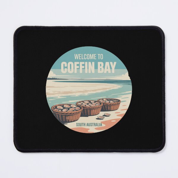 Item preview, Welcome to Coffin Bay — Eyre Peninsula Vintage Travel Sticker designed and sold by Random Designs.